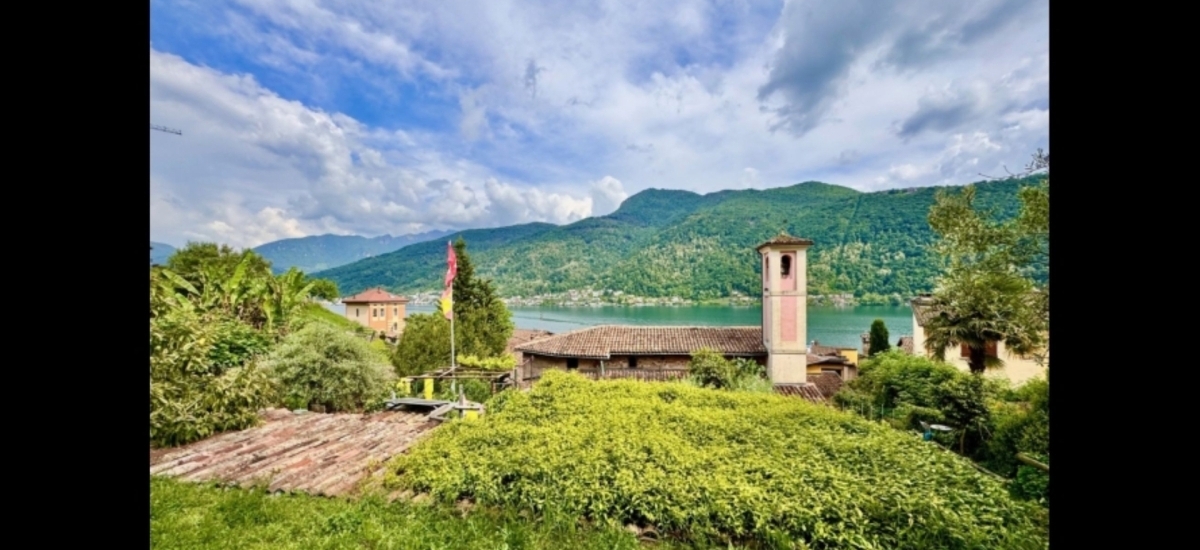 CASA TICINESE CON PARCELLA SEPARATA VISTA LAGO